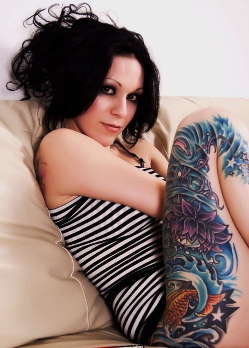 tattoo designs for women on thigh. butterfly tattoo fine in women leg, make the feet more sexy