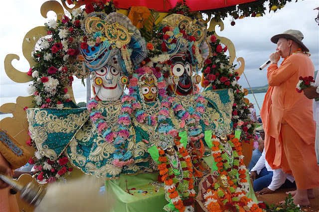 Ratha Yatra Festival on the Water Mahebourg, Mauritius--13 December 2015