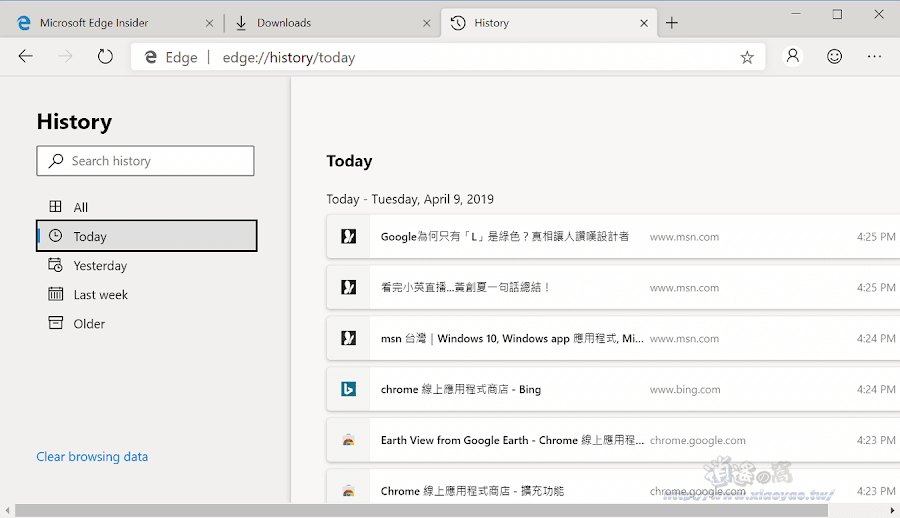 微軟發佈 Chromium 核心 Edge 瀏覽器預覽版