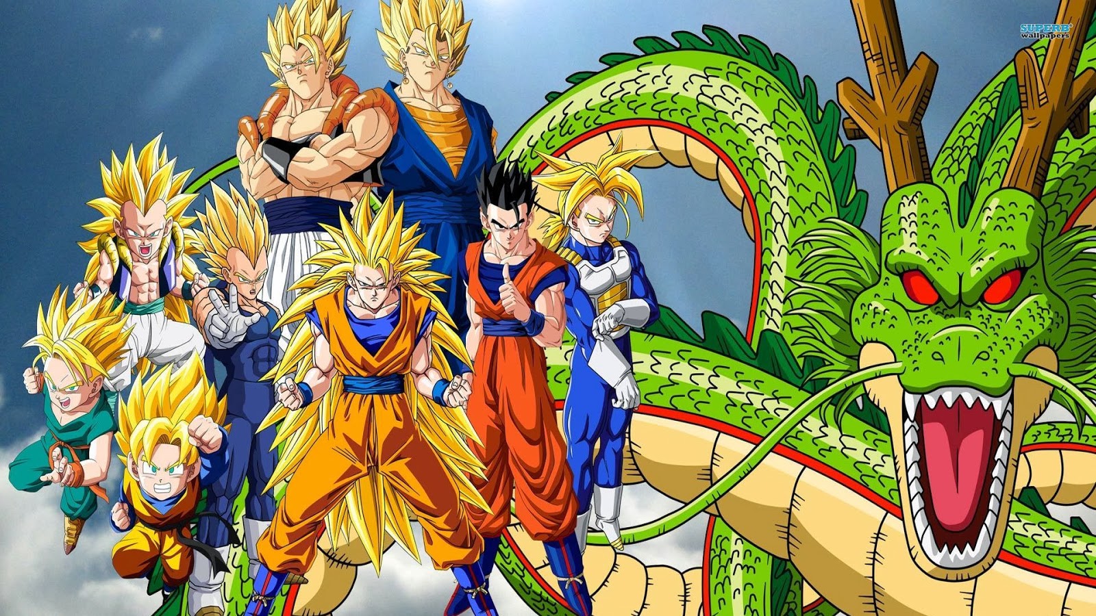 Hình nền Dragon Ball, Songoku full HD cho máy tính