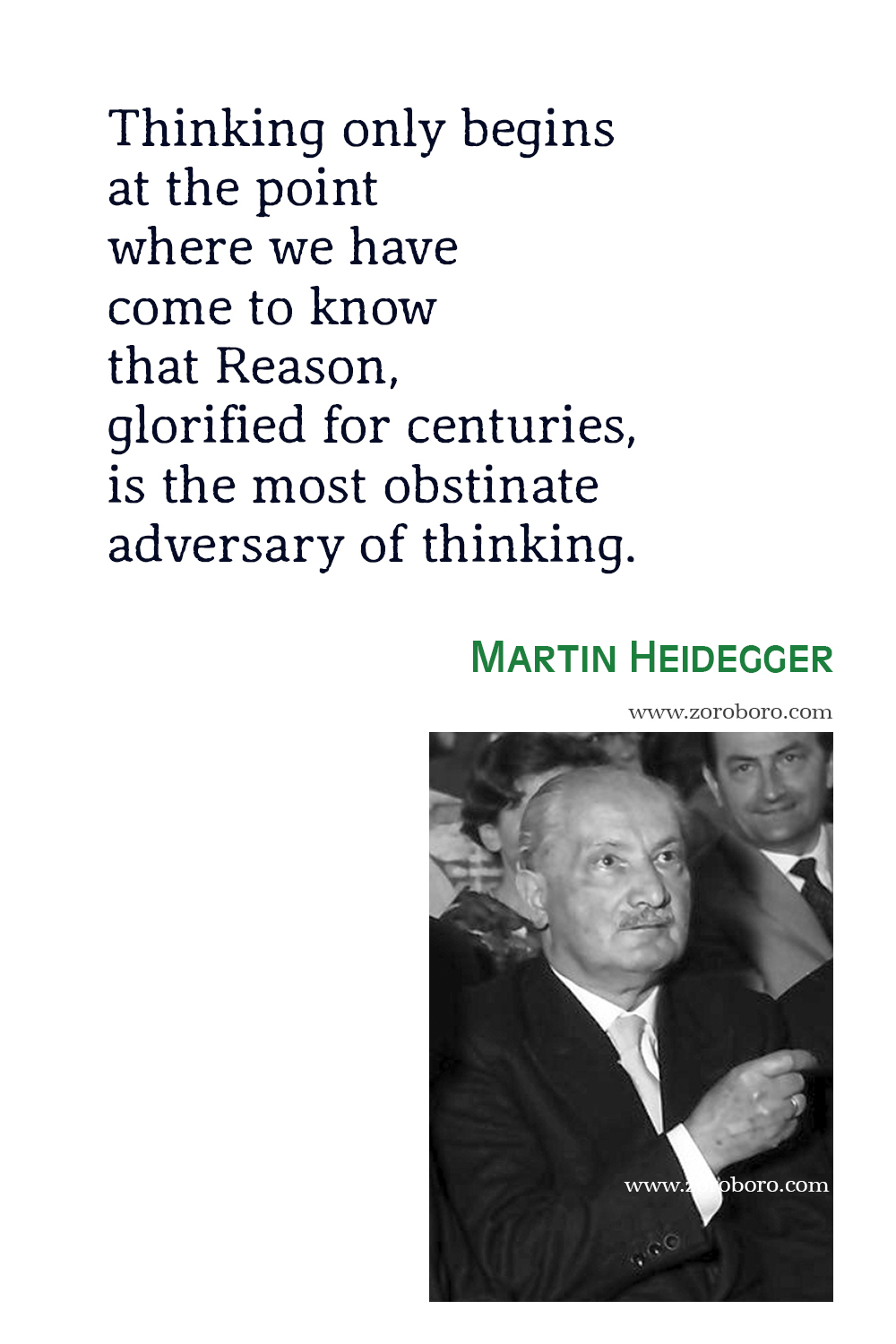 Martin Heidegger Quotes, Martin Heidegger Technology, Existentialism & Being and Time Quotes. Martin Heidegger Books Quotes