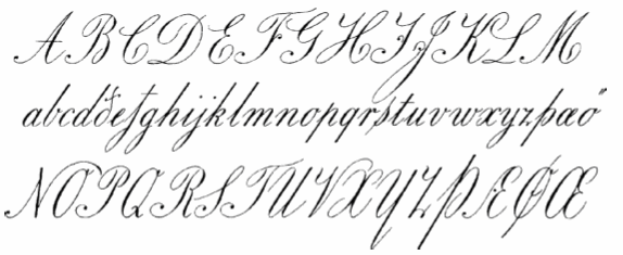 Copper Plate Handwriting | Hand Writing