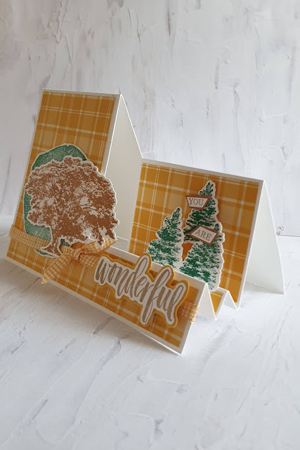  fun fold rooted in nature Stampinup