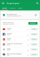 cara update app di google play store