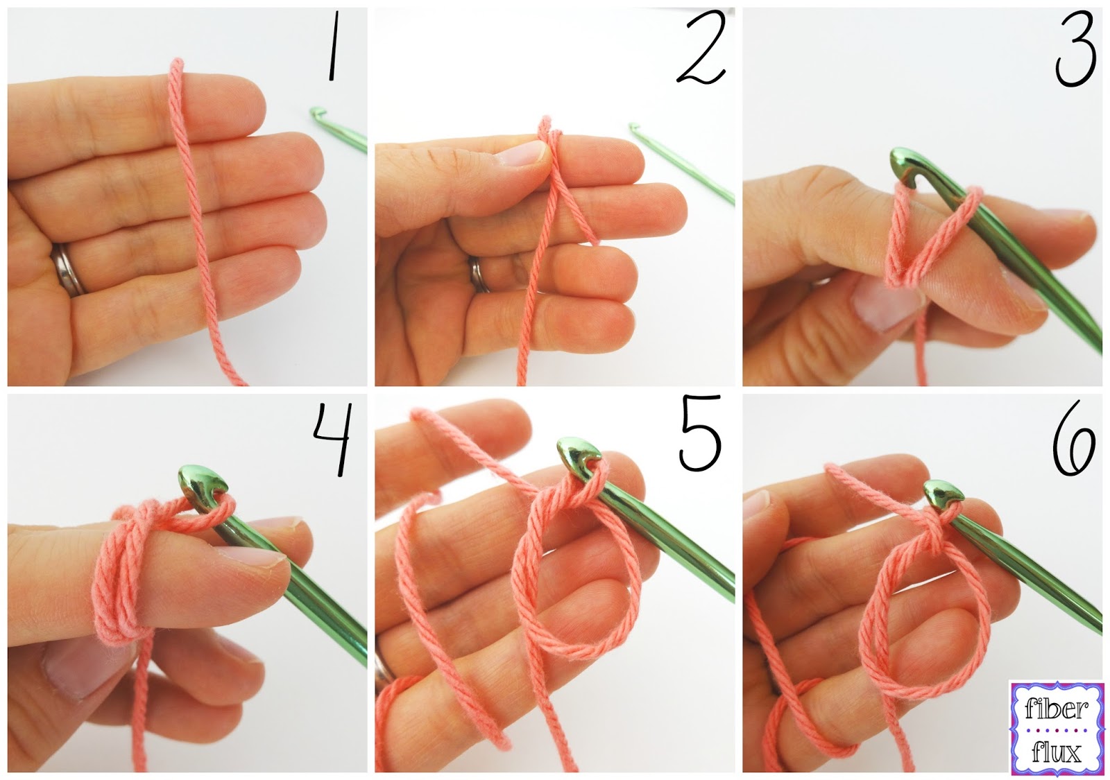 Fiber Flux: How to Crochet the Magic Ring/Magic Circle (Photo + Video