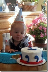 Joseph's 1st BD at Great Grandparents