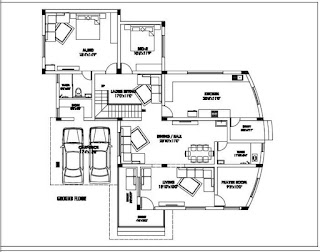 plan maison duplex moderne de 280 m2