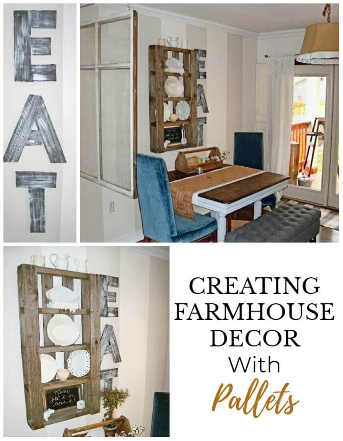 Creating Farmhouse Decor With Pallets