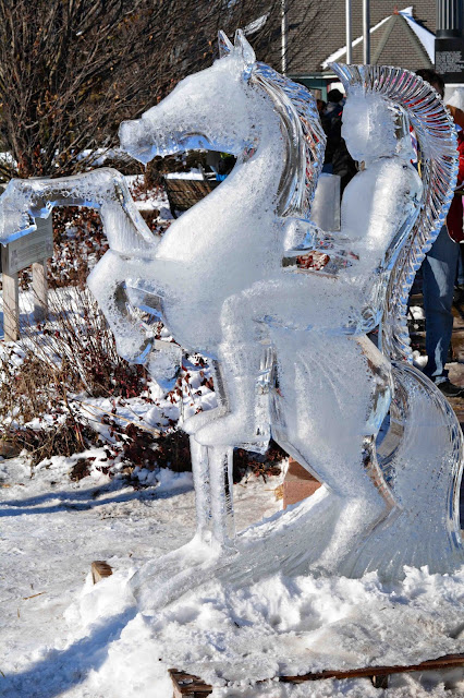 Ice Carving Spartan