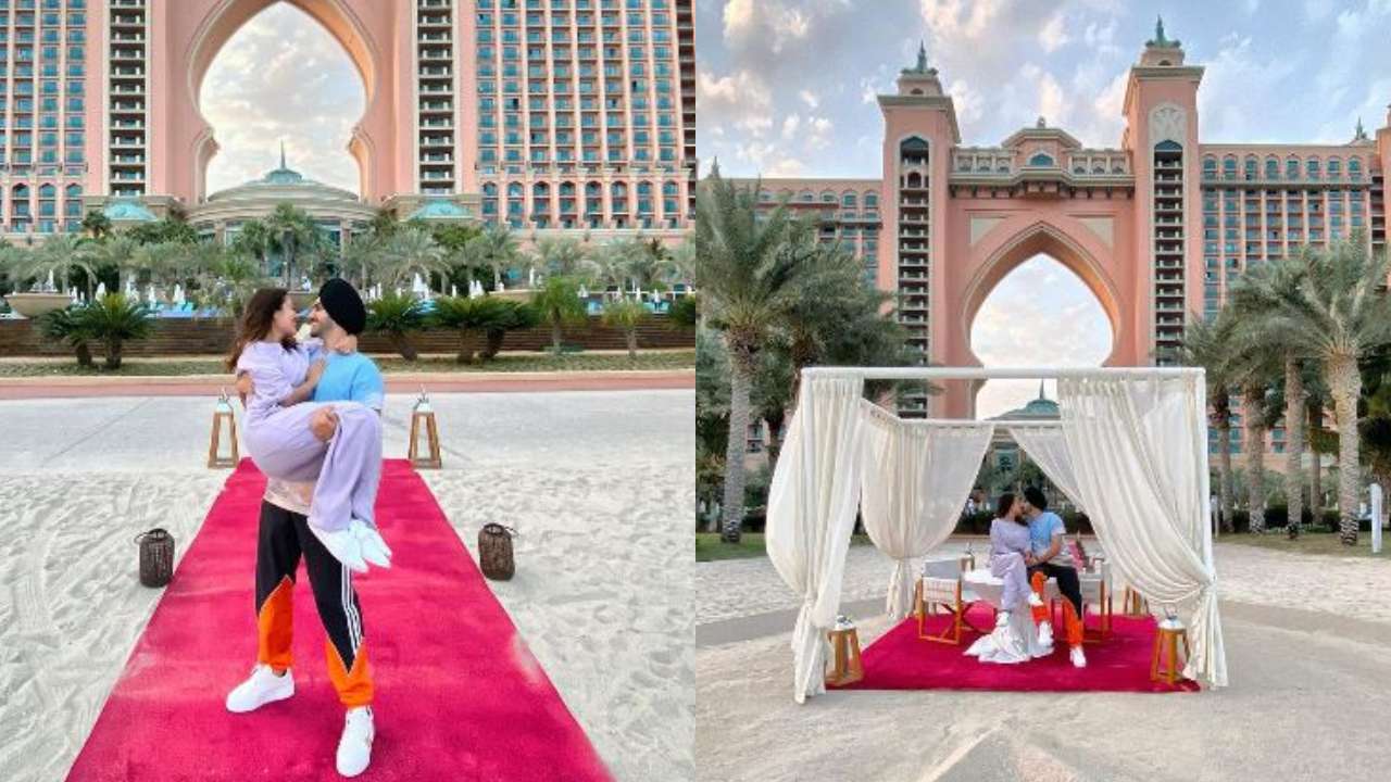 In Pic of the day: Neha Kakkar gives a glimpse of a romantic honeymoon with husband Rohanpreet Singh in Dubai