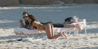 Nicole Richie - Black Bikini, Candids