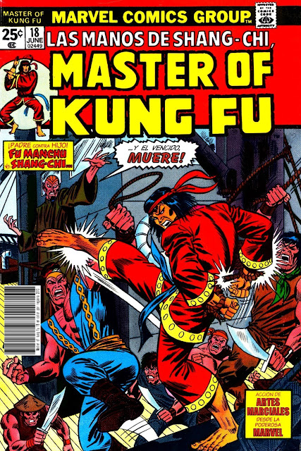  Portada de Master of Kung Fu Nº 18 traducido