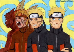 Perubahan Naruto menjadi Kyuubi