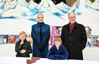 Monegasque Royals Attend The Traditional Christmas Tree Ceremony