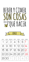 calendario 2013 gratis abril