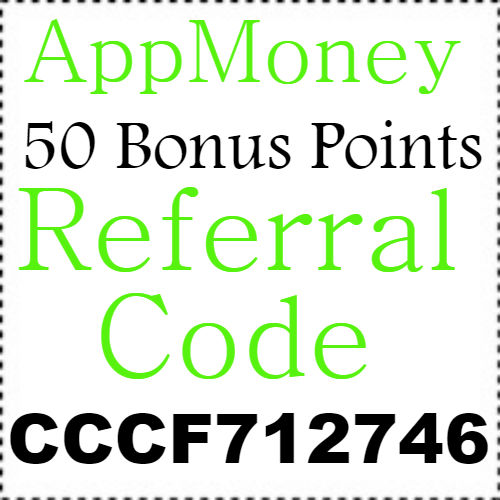 50 Bonus Points App Money Referral Code, Sign Up Bonus and Reviews