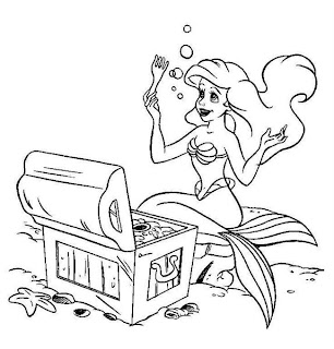 Ariel Coloring Pages