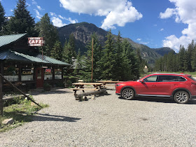 2017 Mazda CX-9 Grand Touring at the Log Cabin Cafe in Silver Gate, Montana