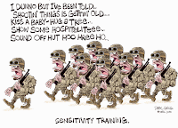 US Army Sensitivity Training Cartoon, US Army, US Army fitness cartoon, US Army