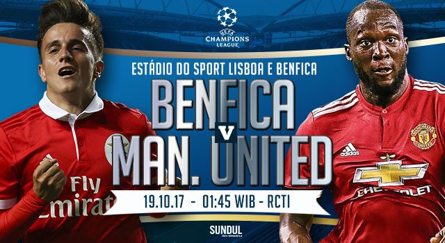 Prediksi Benfica vs Manchester United -19 Oktober 2017