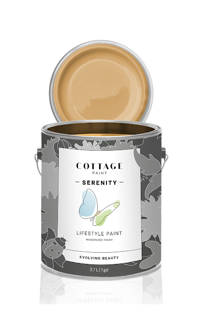 new Cottage Paint serenity can, warm glow