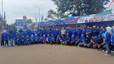 Ketua DPD Demokrat Sumsel Resmi Membuka Turnamen Voly AHY CUP Se-Kota Prabumulih