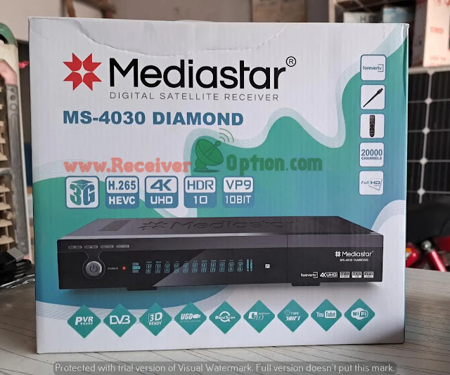 MEDIASTAR MS-4030 DIAMOND BLUE MENU NEW SOFTWARE V1.09.24514 DECEMBER 13 2022