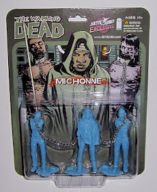 October Toys Exclusive Blue The Walking Dead Michonne and Pets PVC 3 Figure Set