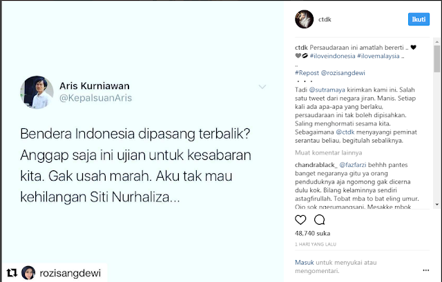 Hubungan Indonesia Dan Malaysia Memanas, Ini Kata Siti Nurhaliza