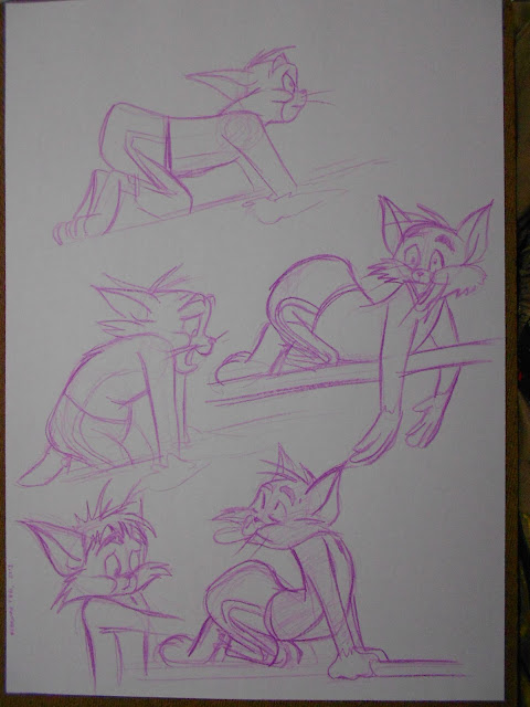 Rascunhos de Tom e Jerry