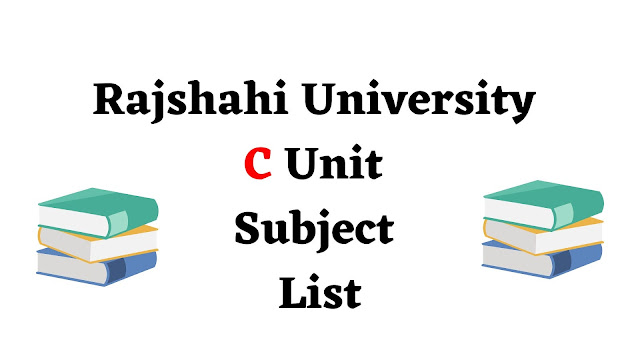 RU C Unit Subject List - BNTW