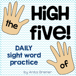 A fun activity to sneak in daily practice of sight words!