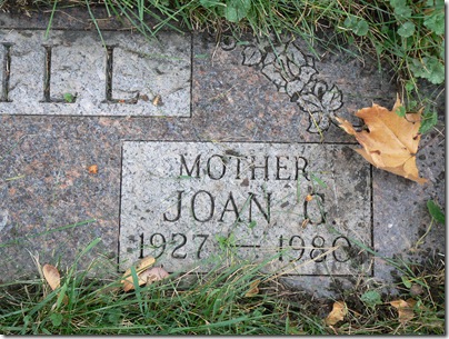 McMAHON, Joan Garrison McMAHON Gravestone