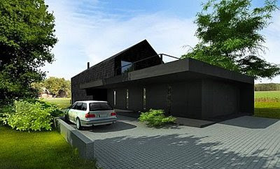 Home Design Black S-House 2 Residence