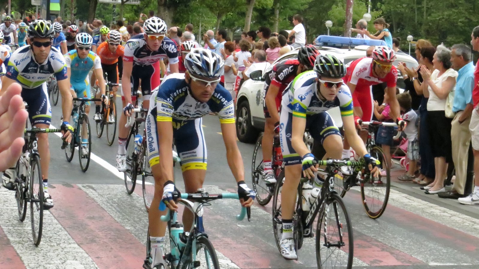 La Vuelta en su salida desde Barakaldo en 2012