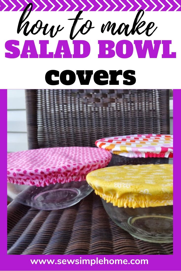 How to Make Reusable Dish Covers 