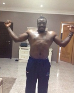 Seriously! Comedian Alibaba Shows Off His Six Packs [SEE]