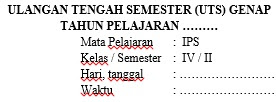 Soal UTS IPS Kelas 4 Semester 2 Dan Kunci Jawaban