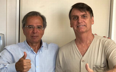 Guedes e Bolsonaro