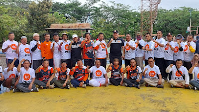 PKS Gelar Lomba Senam di Lapangan Gelora Go PKS Kabupaten Lahat 