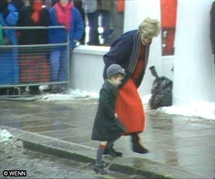 prince william and diana photos. prince william princess diana