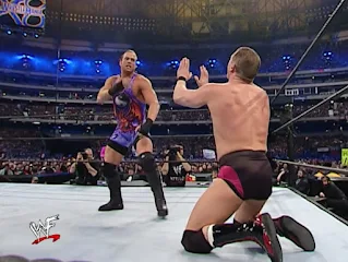 WWE / WWF Wrestlemania 18 - William Regal begs off from RVD