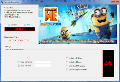 minion rush hack tool free tokens