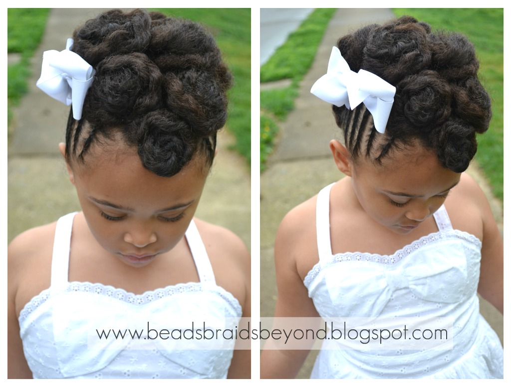 Wedding Hairstyles Updos Natural Hair Updo - Cornrows & Cinnabuns