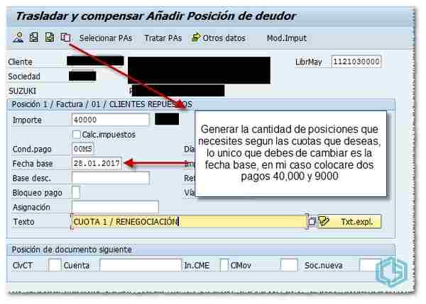 Cuotas en SAP - Consultoria SAP