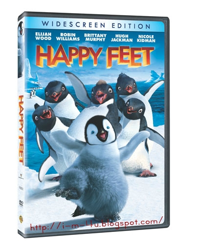 Download Happy-feet Cartoon Hollywood Movie Dubbed in Hindi poster Released in 2006 by i-m-4u.blogspot