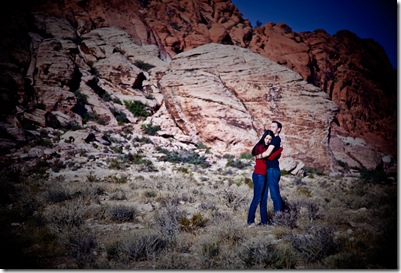 Engagement Red Rock Portrait-2