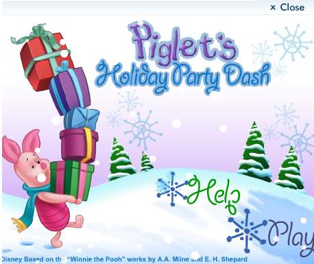 Piglet's Holiday Party Dash