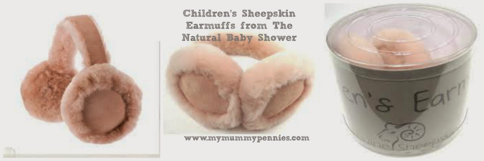 Children's Sheepskin Earmuffs from The Natural Baby Shower