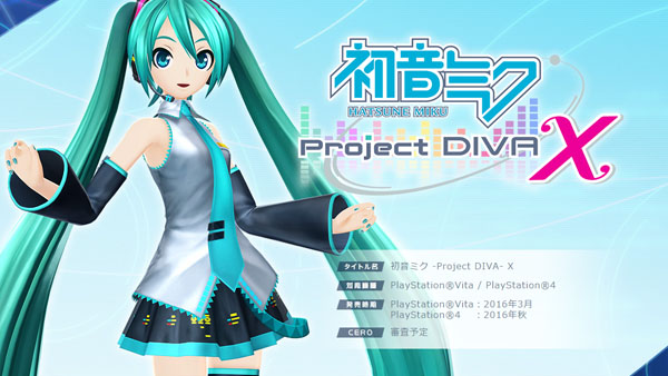 Novo Project Diva anunciado para consoles Sony